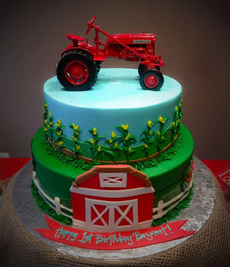 farm tractor cake ideas